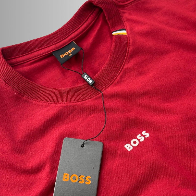 Camiseta Boss Básica - Vermelho