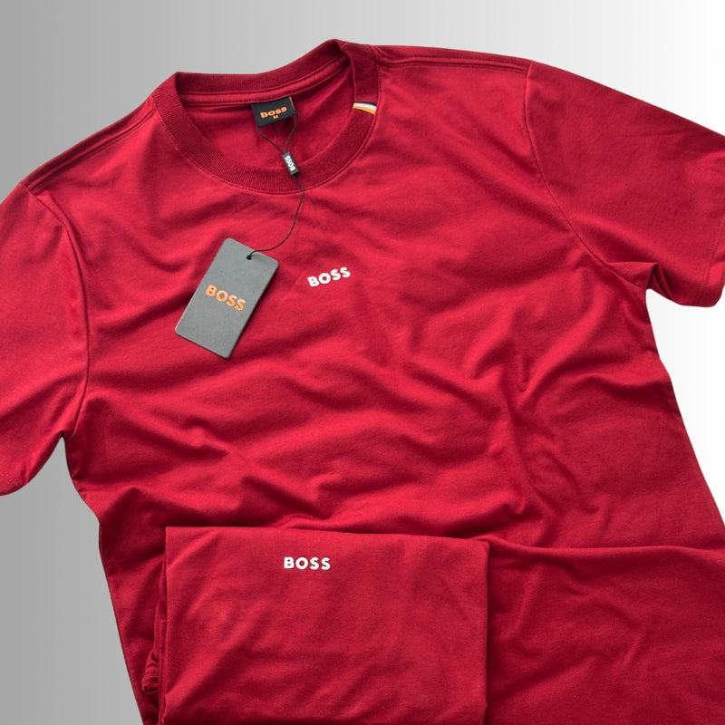 Camiseta Boss Básica - Vermelho